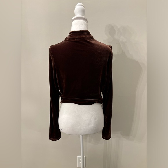 velvet jacket size large (seems small) - Picture 3 of 3